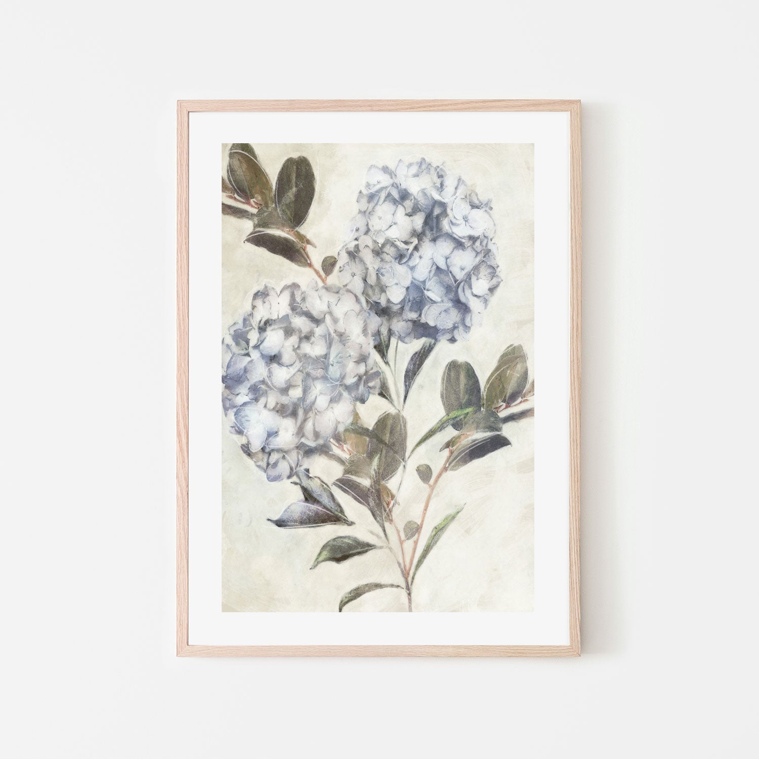 wall-art-print-canvas-poster-framed-Twilight Hydrangea, Style C , By Nina Blue-6