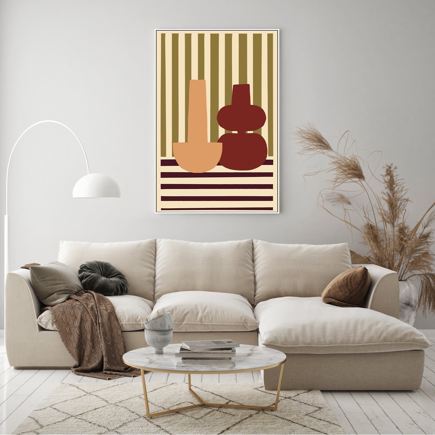 wall-art-print-canvas-poster-framed-Twin Vases, By Margaux Fugier-GIOIA-WALL-ART