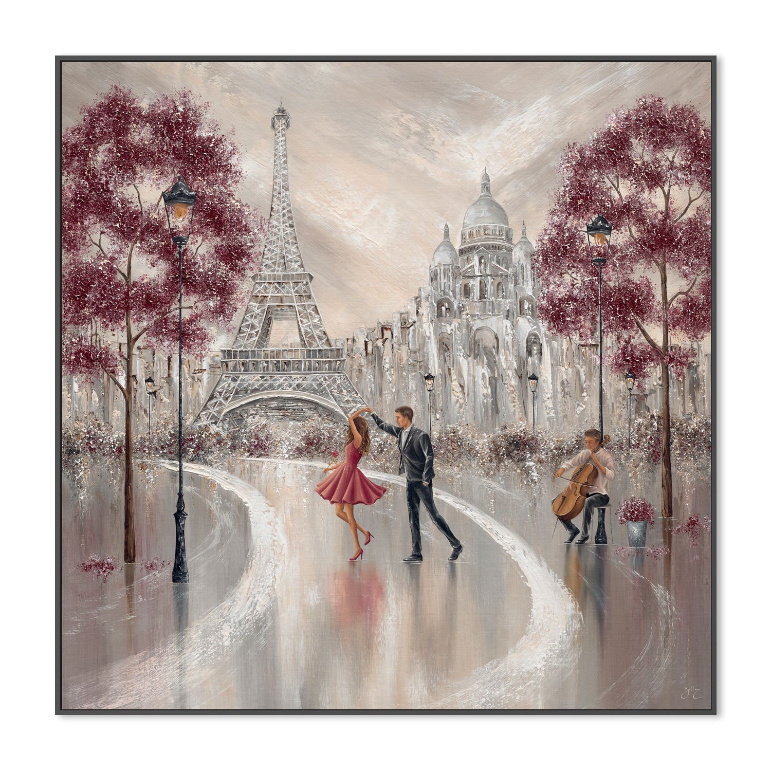 wall-art-print-canvas-poster-framed-Twirl, Paris Dance , By Isabella Karolewicz-3