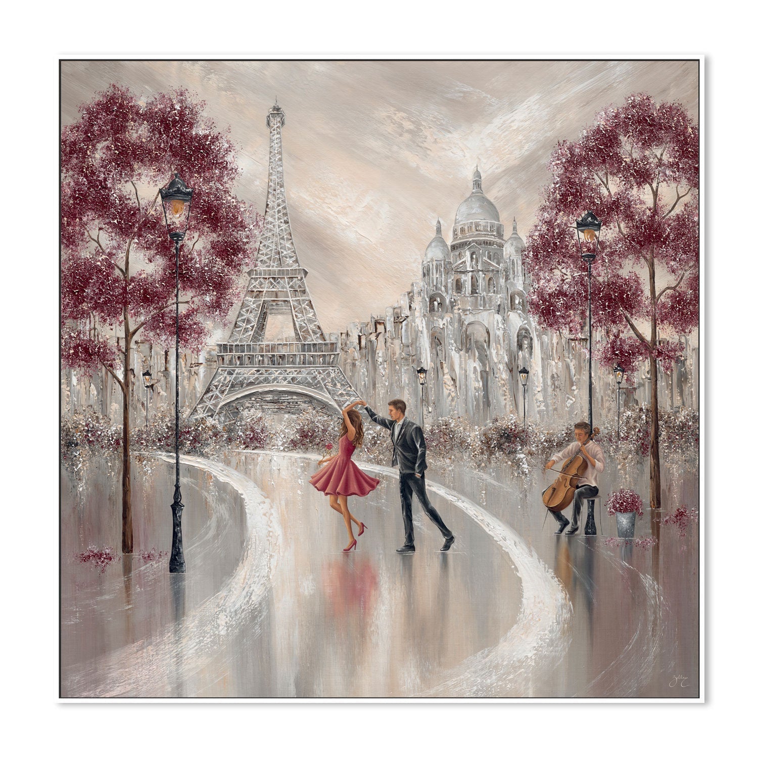 wall-art-print-canvas-poster-framed-Twirl, Paris Dance , By Isabella Karolewicz-5