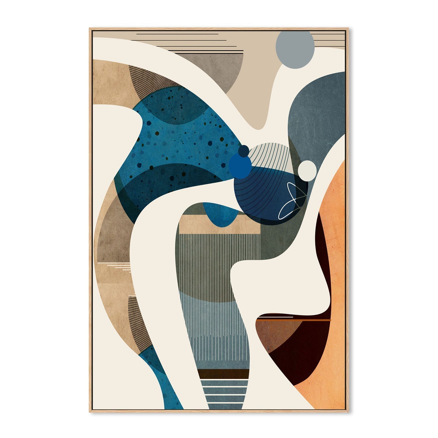 wall-art-print-canvas-poster-framed-Twisting, Style B , By Roberto Moro Art-GIOIA-WALL-ART