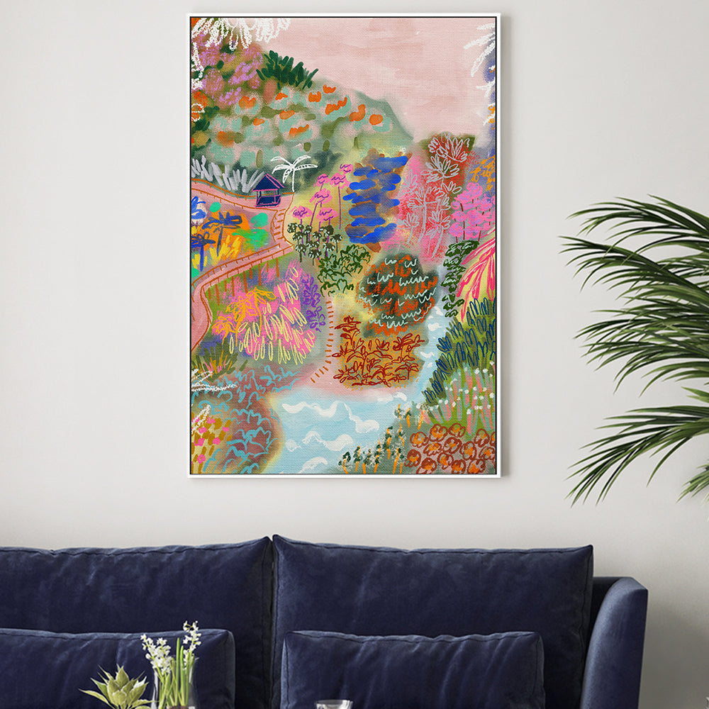 wall-art-print-canvas-poster-framed-Ubud River , By Kartika Paramita-2