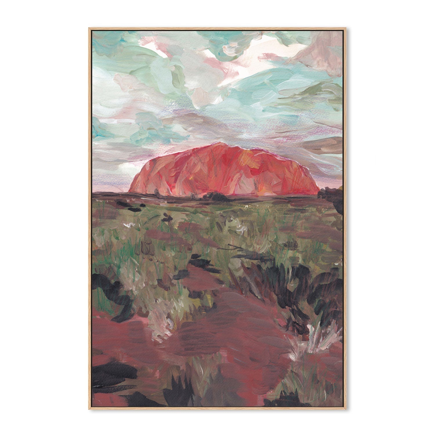 wall-art-print-canvas-poster-framed-Uluru , By Alice Kwan-4