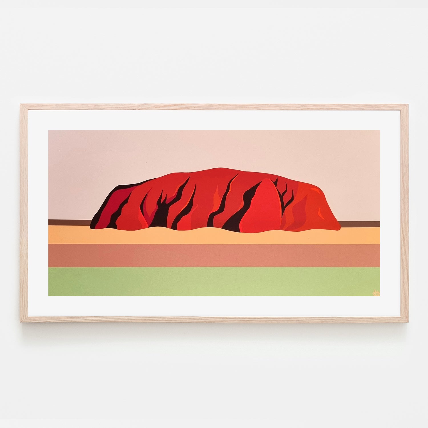 wall-art-print-canvas-poster-framed-Uluru, Style B , By Michelle Jirsensky-6