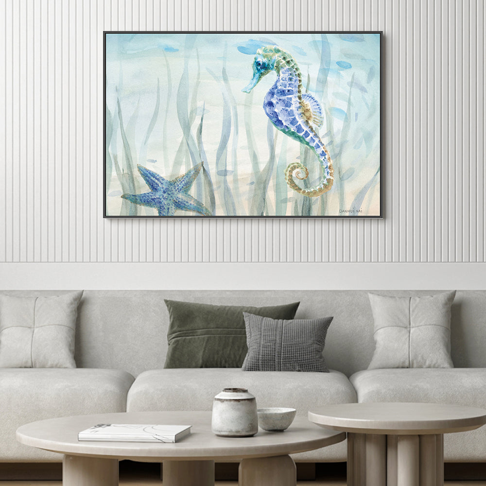 wall-art-print-canvas-poster-framed-Undersea Friends , By Danhui Nai-2