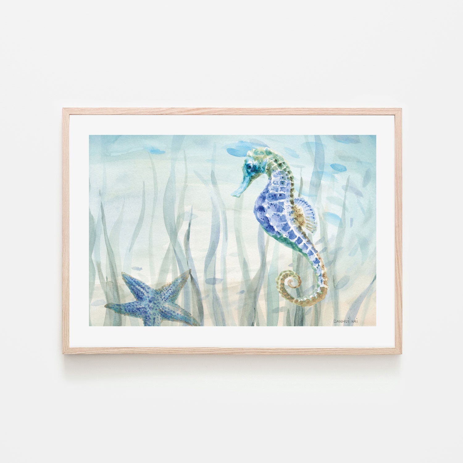 wall-art-print-canvas-poster-framed-Undersea Friends , By Danhui Nai-6