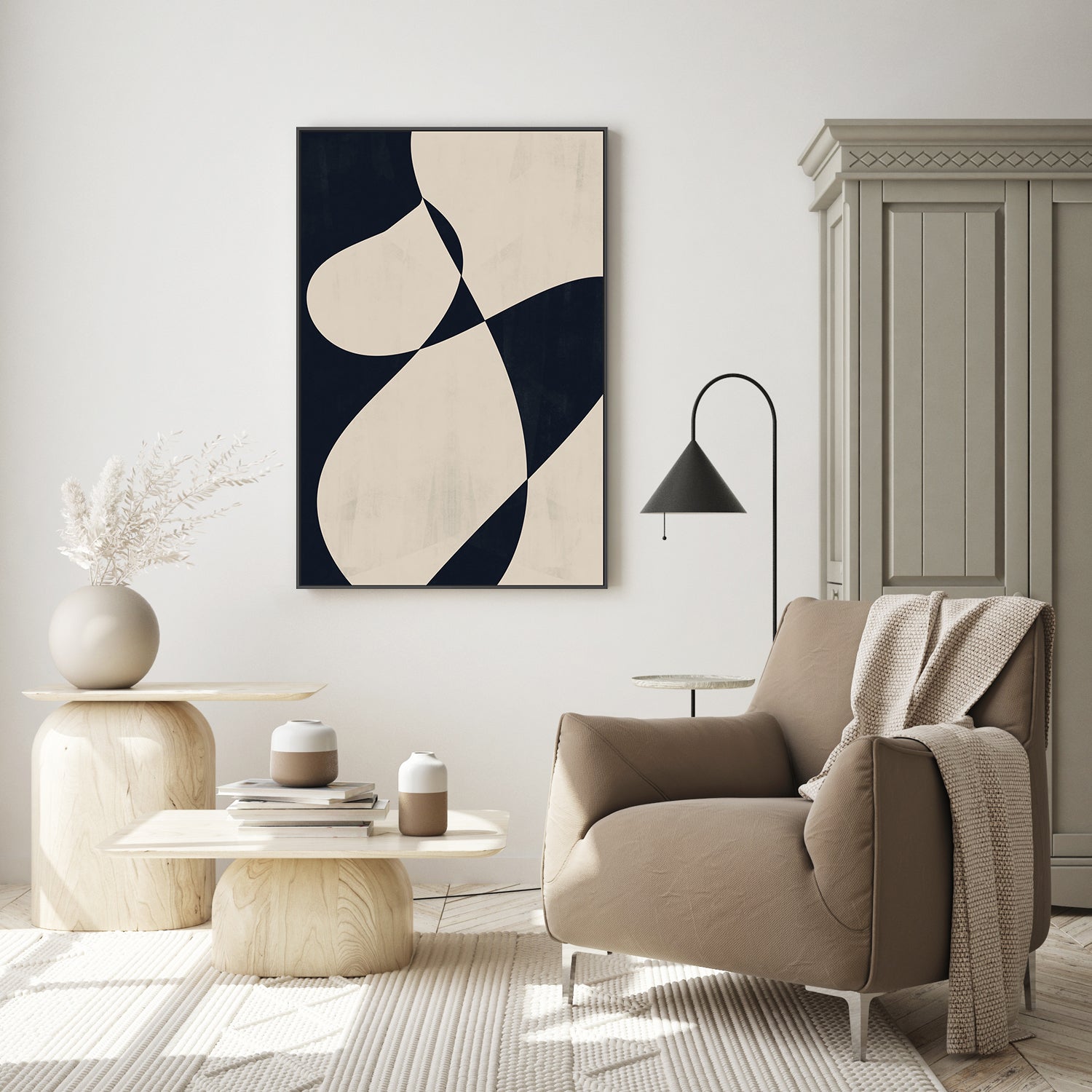 wall-art-print-canvas-poster-framed-Undulations, Style B , By Danushka Abeygoda-GIOIA-WALL-ART