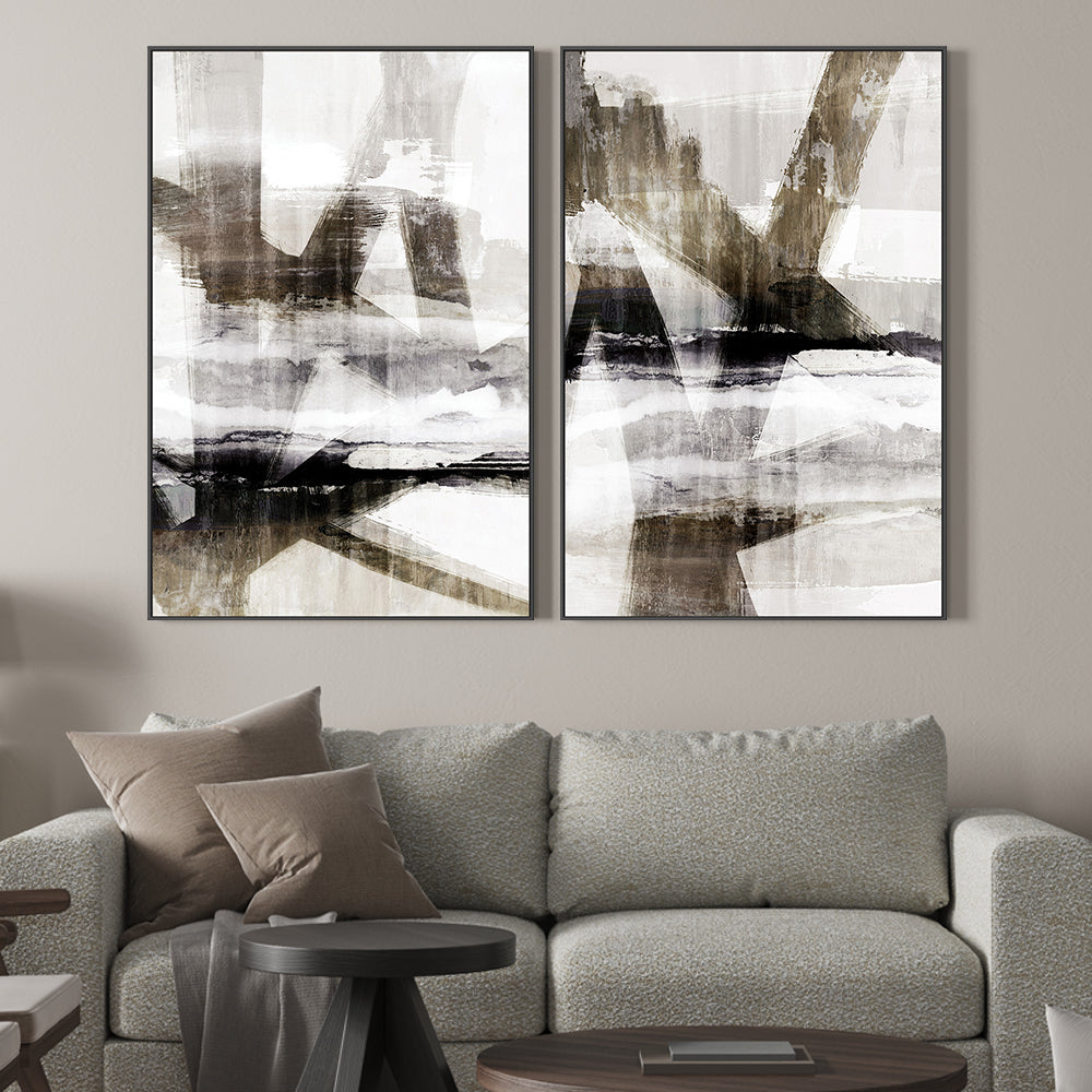 wall-art-print-canvas-poster-framed-Urban Complex, Style A & B, Set of 2 , By Nina Blue-2