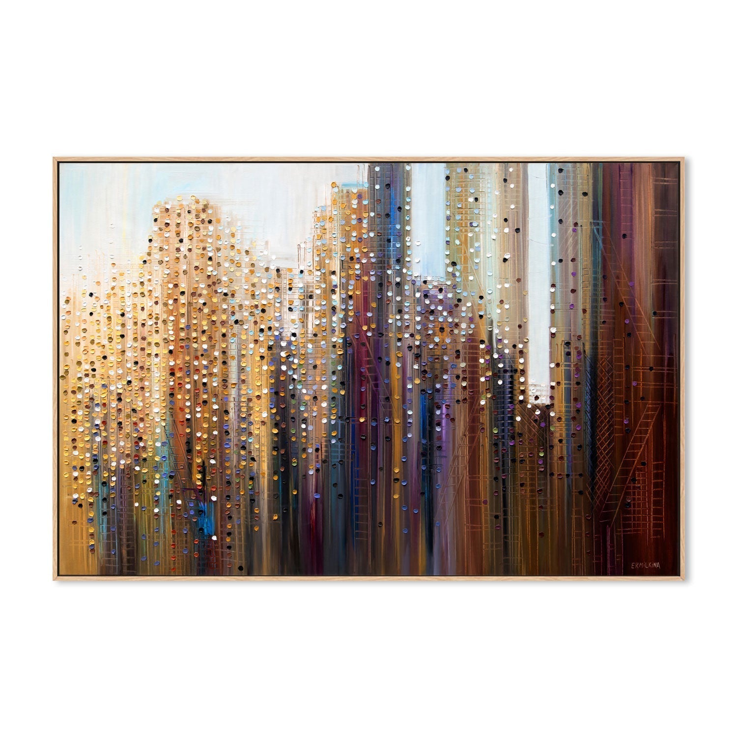 wall-art-print-canvas-poster-framed-Urban Skyline-GIOIA-WALL-ART