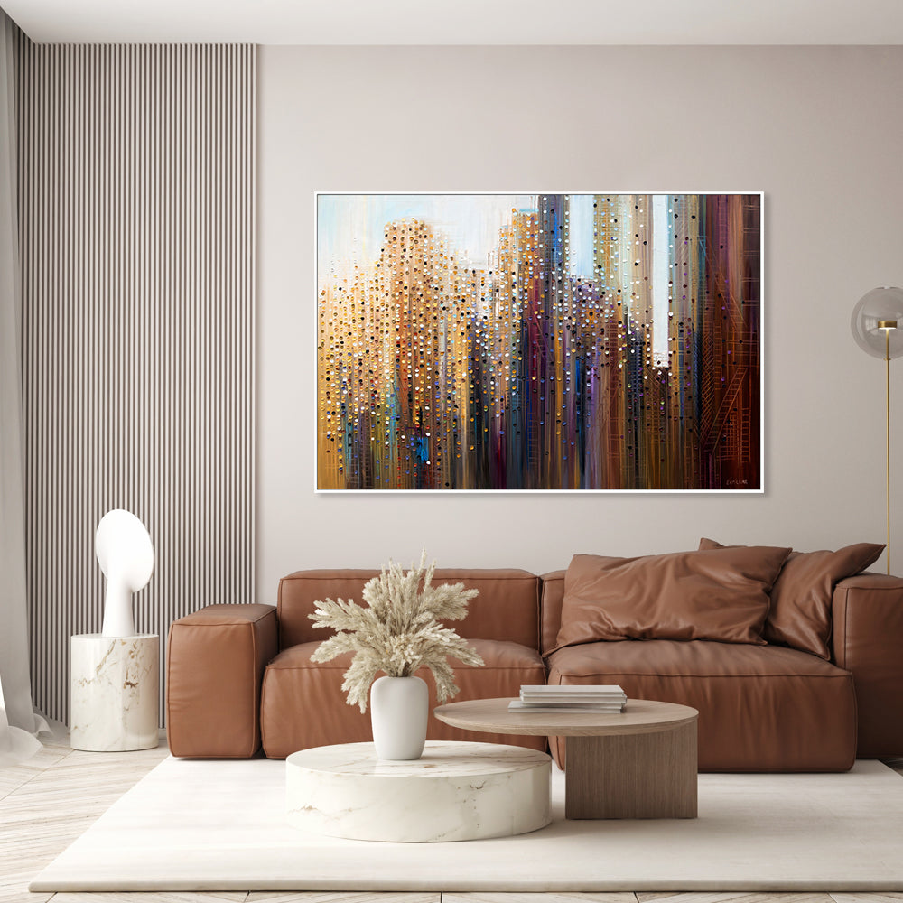 wall-art-print-canvas-poster-framed-Urban Skyline-GIOIA-WALL-ART