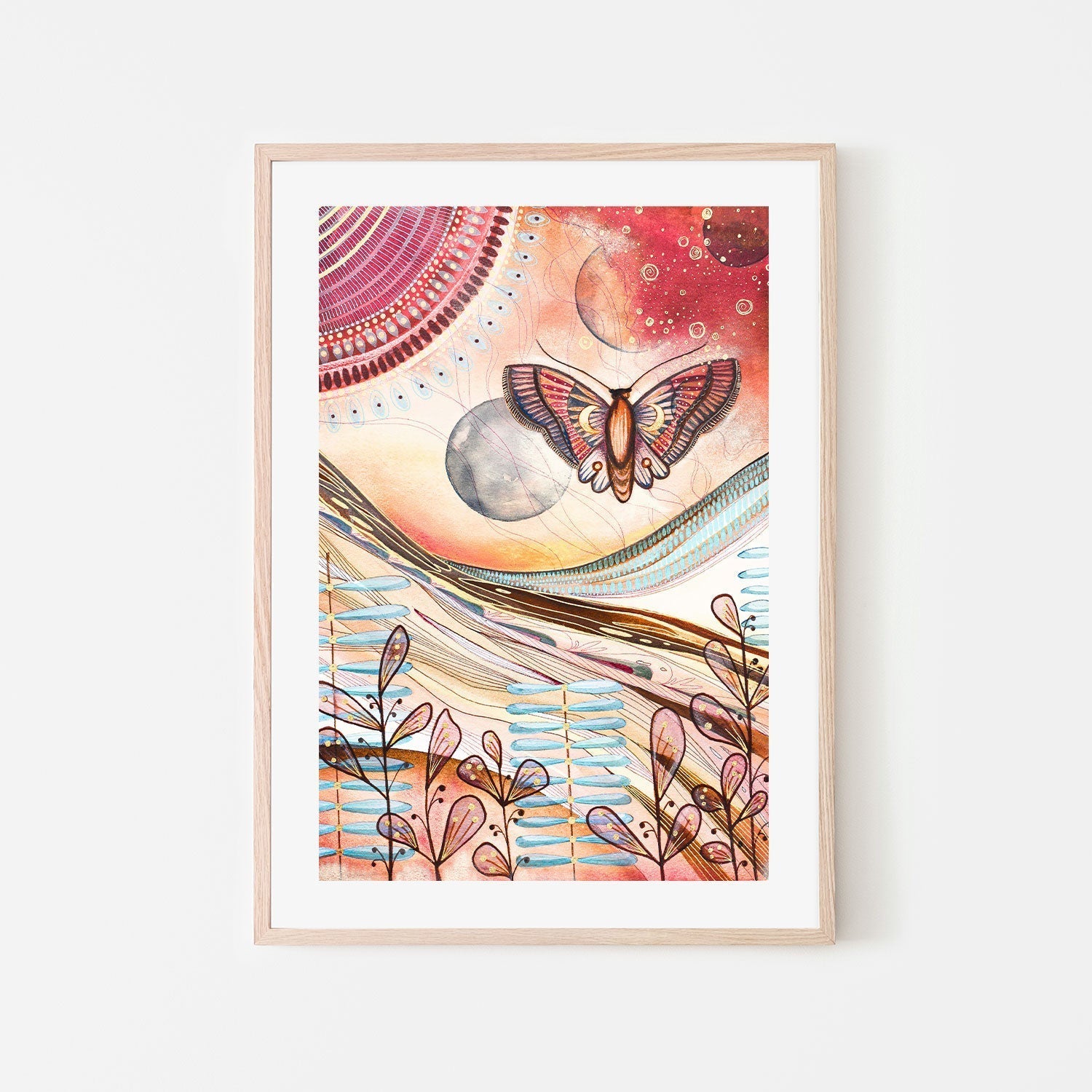 wall-art-print-canvas-poster-framed-Utopia , By Sarah Carlton Art-GIOIA-WALL-ART