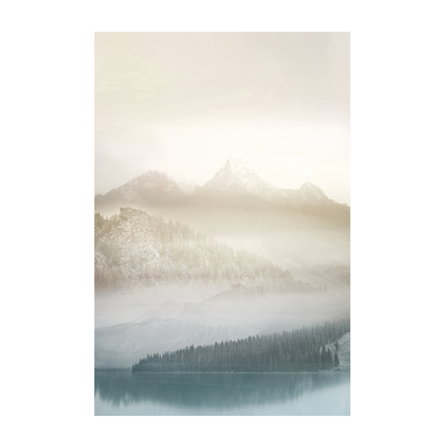 wall-art-print-canvas-poster-framed-Vanilla Landscape, Style C , By Hope Bainbridge-1