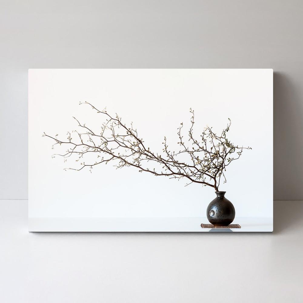 wall-art-print-canvas-poster-framed-Vase And Branch, By Prbimages-by-Plus X Studio-Gioia Wall Art