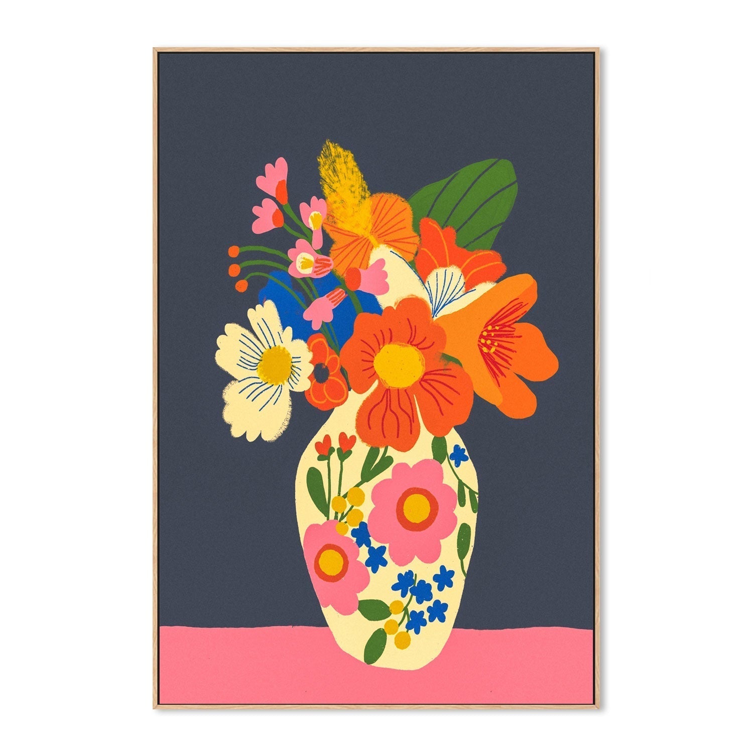 wall-art-print-canvas-poster-framed-Vase , By Gigi Rosado-GIOIA-WALL-ART