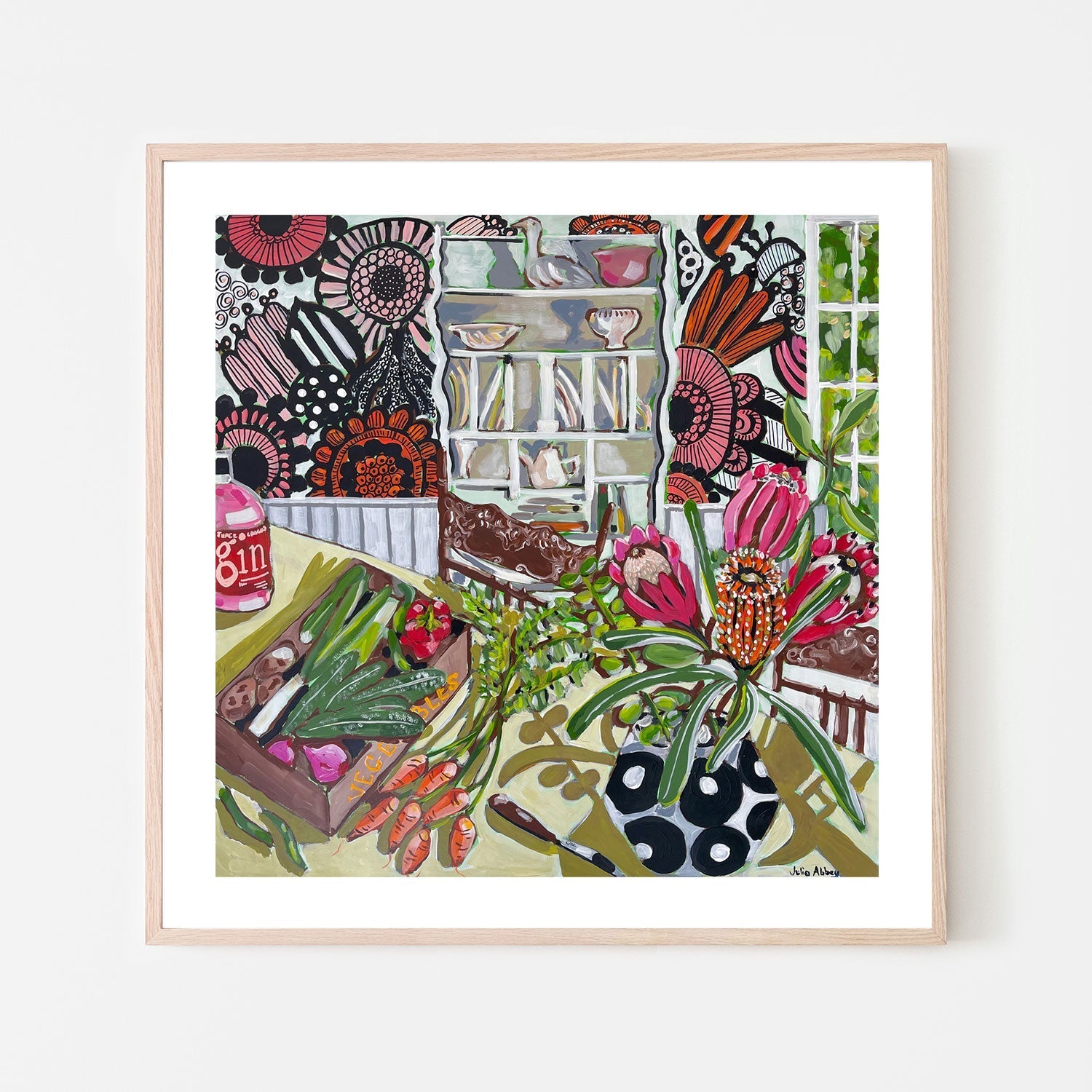 wall-art-print-canvas-poster-framed-Vegetables , By Julia Abbey-6