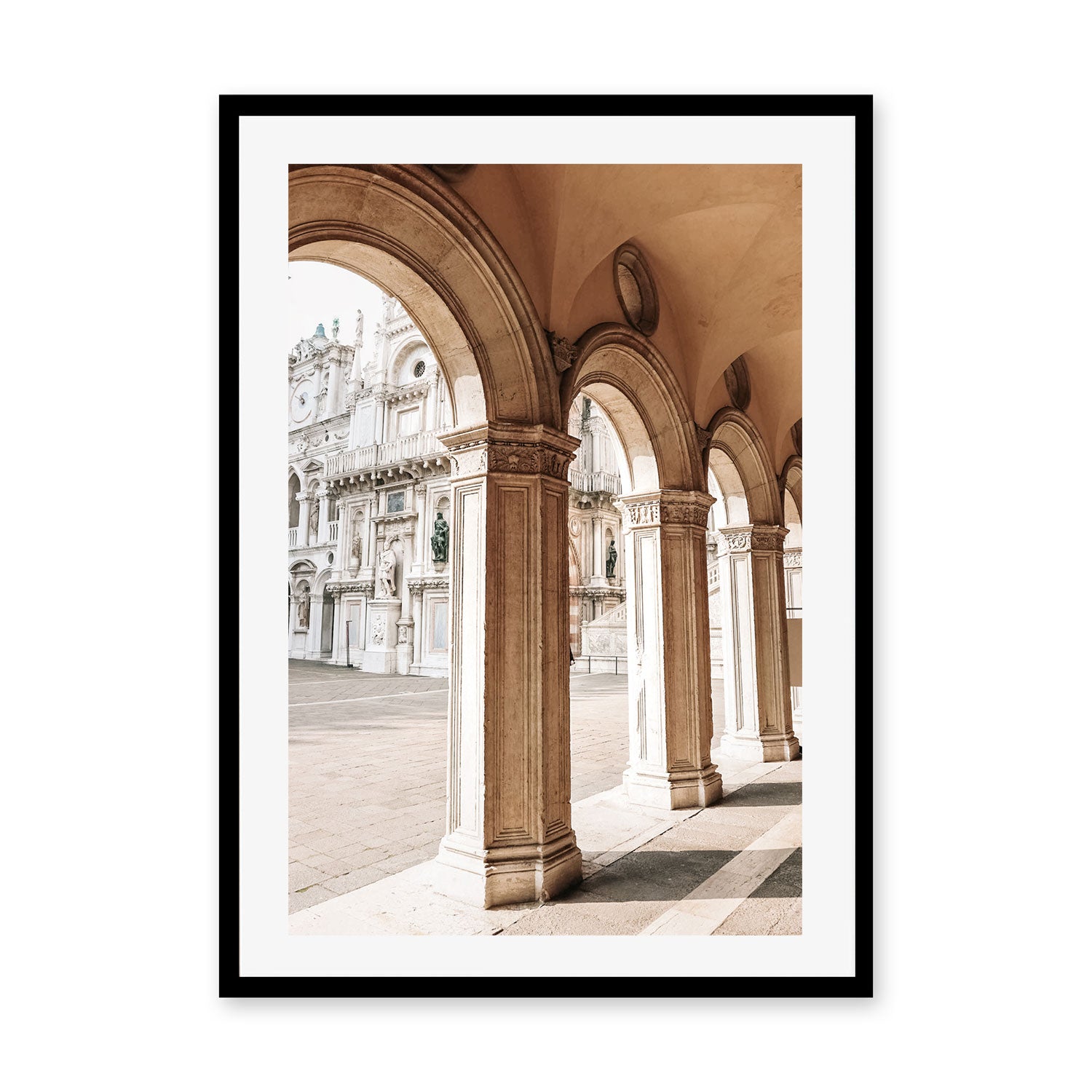 wall-art-print-canvas-poster-framed-Venetian Archways, Venice, Italy , By Carla & Joel Photography-GIOIA-WALL-ART