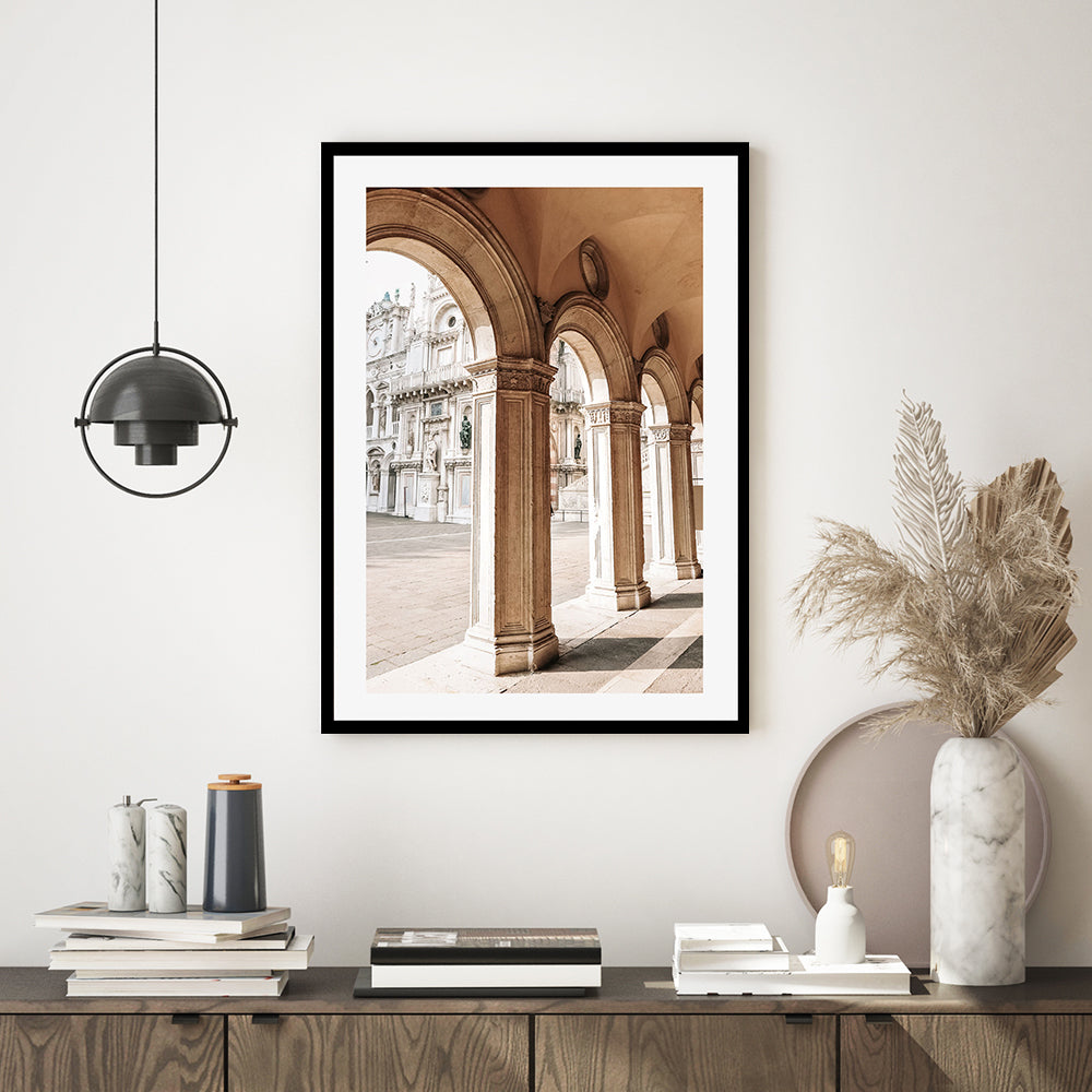 wall-art-print-canvas-poster-framed-Venetian Archways, Venice, Italy , By Carla & Joel Photography-GIOIA-WALL-ART