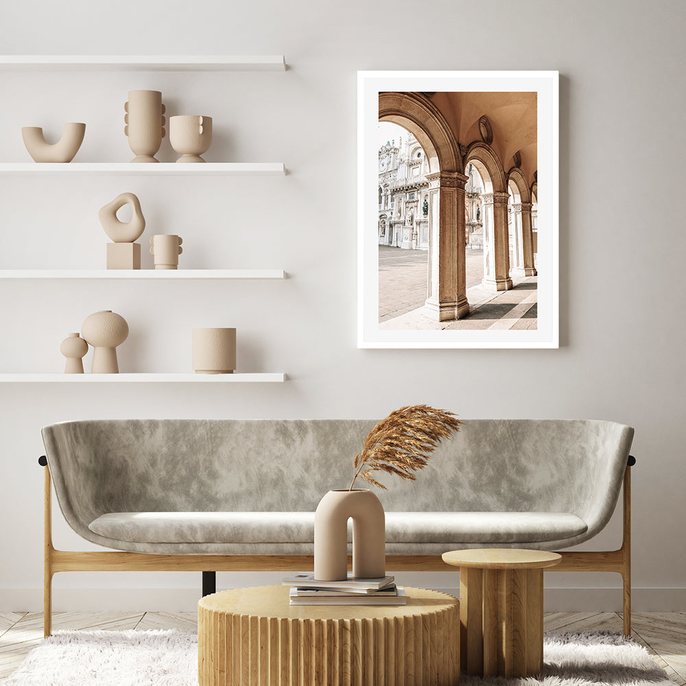 wall-art-print-canvas-poster-framed-Venetian Archways, Venice, Italy , By Carla & Joel Photography-GIOIA-WALL-ART