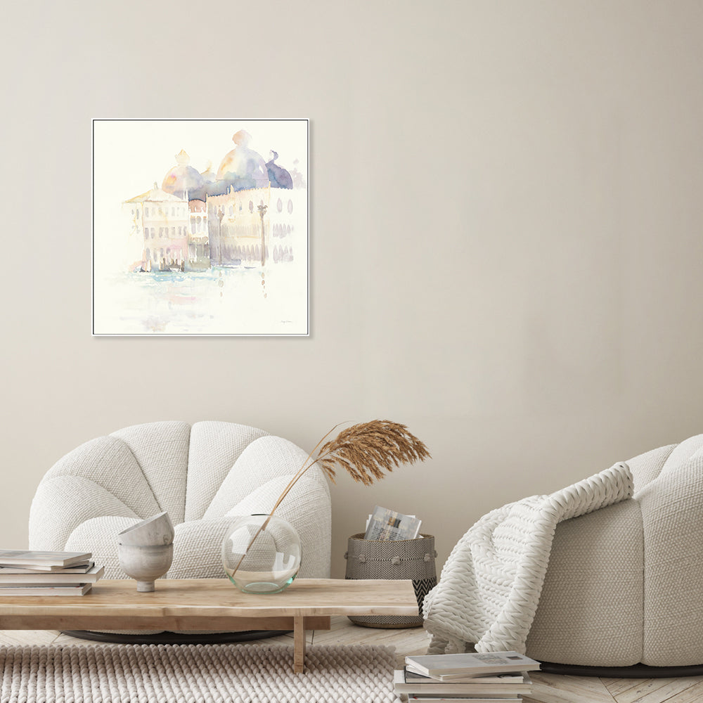 wall-art-print-canvas-poster-framed-Venice Evening Square , By Avery Tillmon-GIOIA-WALL-ART