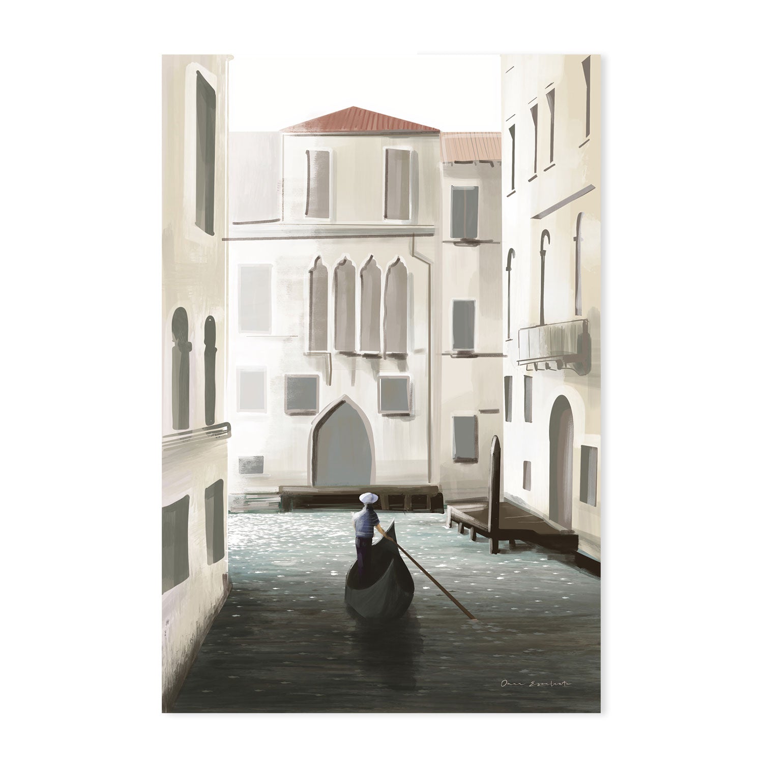 wall-art-print-canvas-poster-framed-Venice Moment , By Omar Escalante-GIOIA-WALL-ART