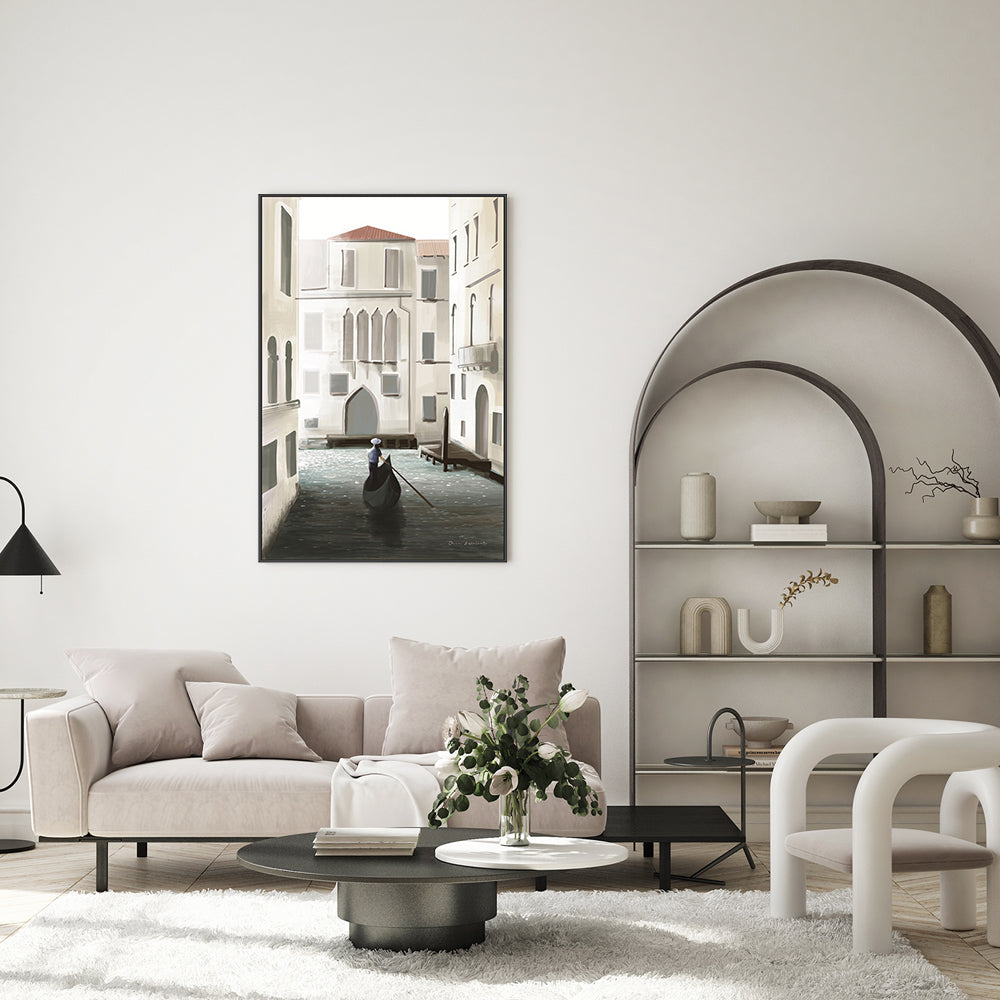 wall-art-print-canvas-poster-framed-Venice Moment , By Omar Escalante-GIOIA-WALL-ART