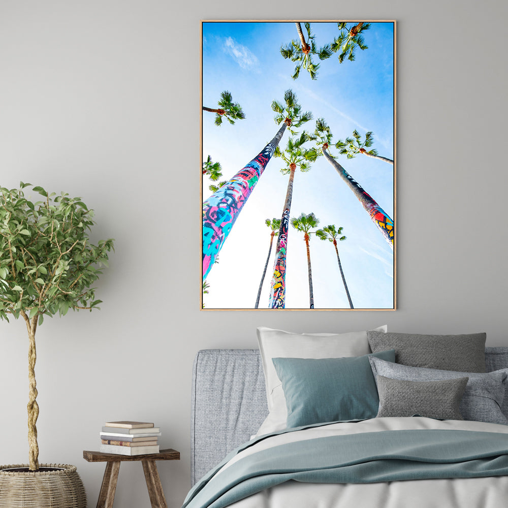 wall-art-print-canvas-poster-framed-Venice Palms , By Richard Podgurski-2