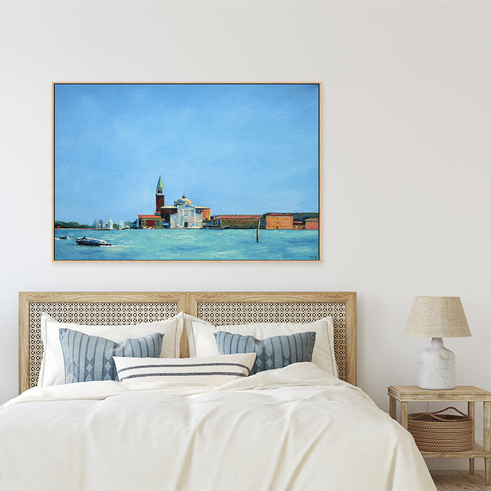 wall-art-print-canvas-poster-framed-Venice, Style A , By Ieva Baklane-GIOIA-WALL-ART