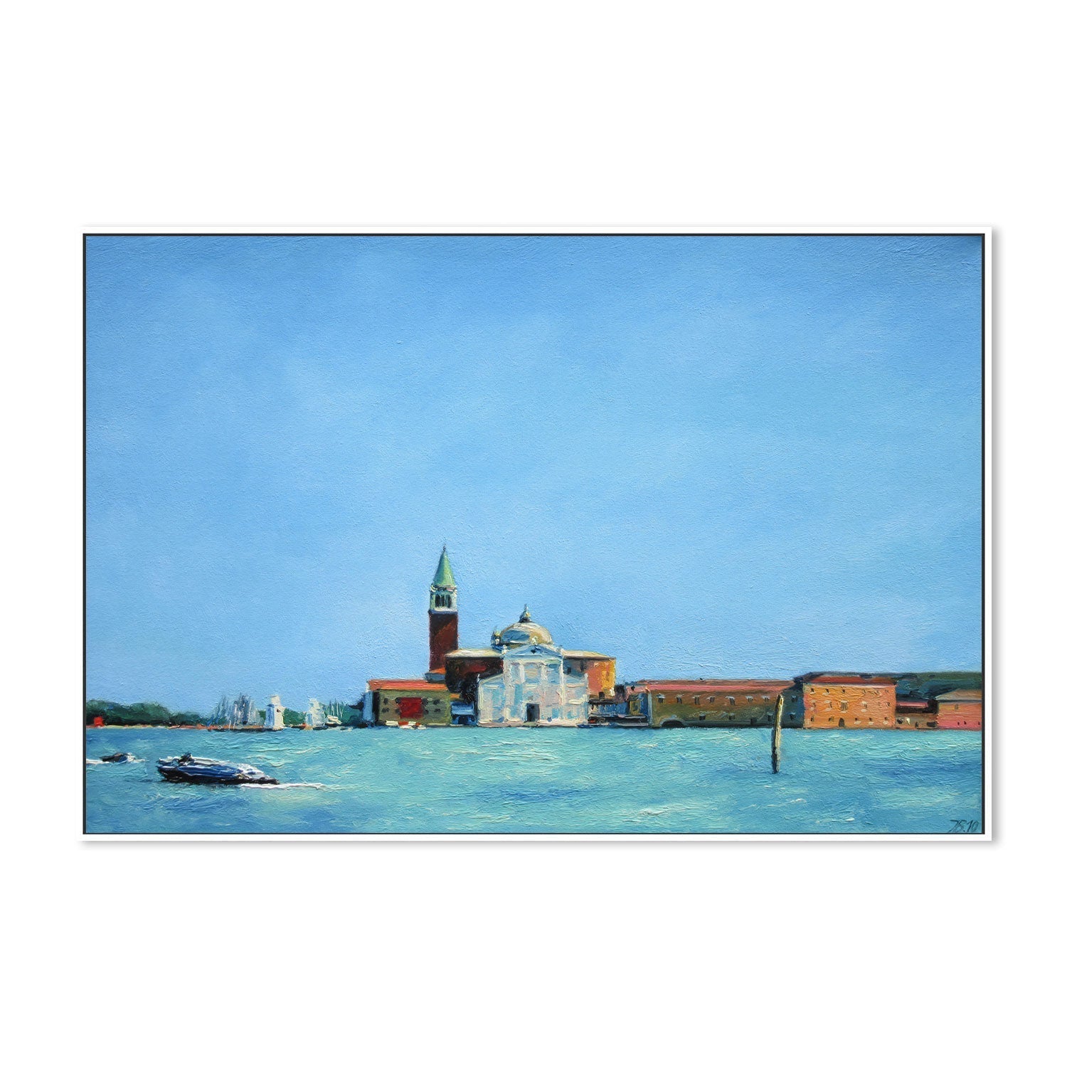 wall-art-print-canvas-poster-framed-Venice, Style A , By Ieva Baklane-GIOIA-WALL-ART