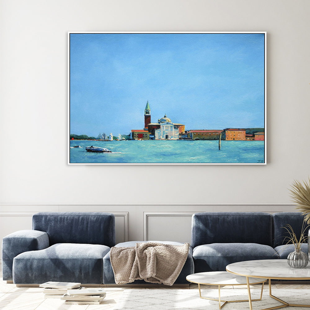 wall-art-print-canvas-poster-framed-Venice, Style A , By Ieva Baklane-GIOIA-WALL-ART