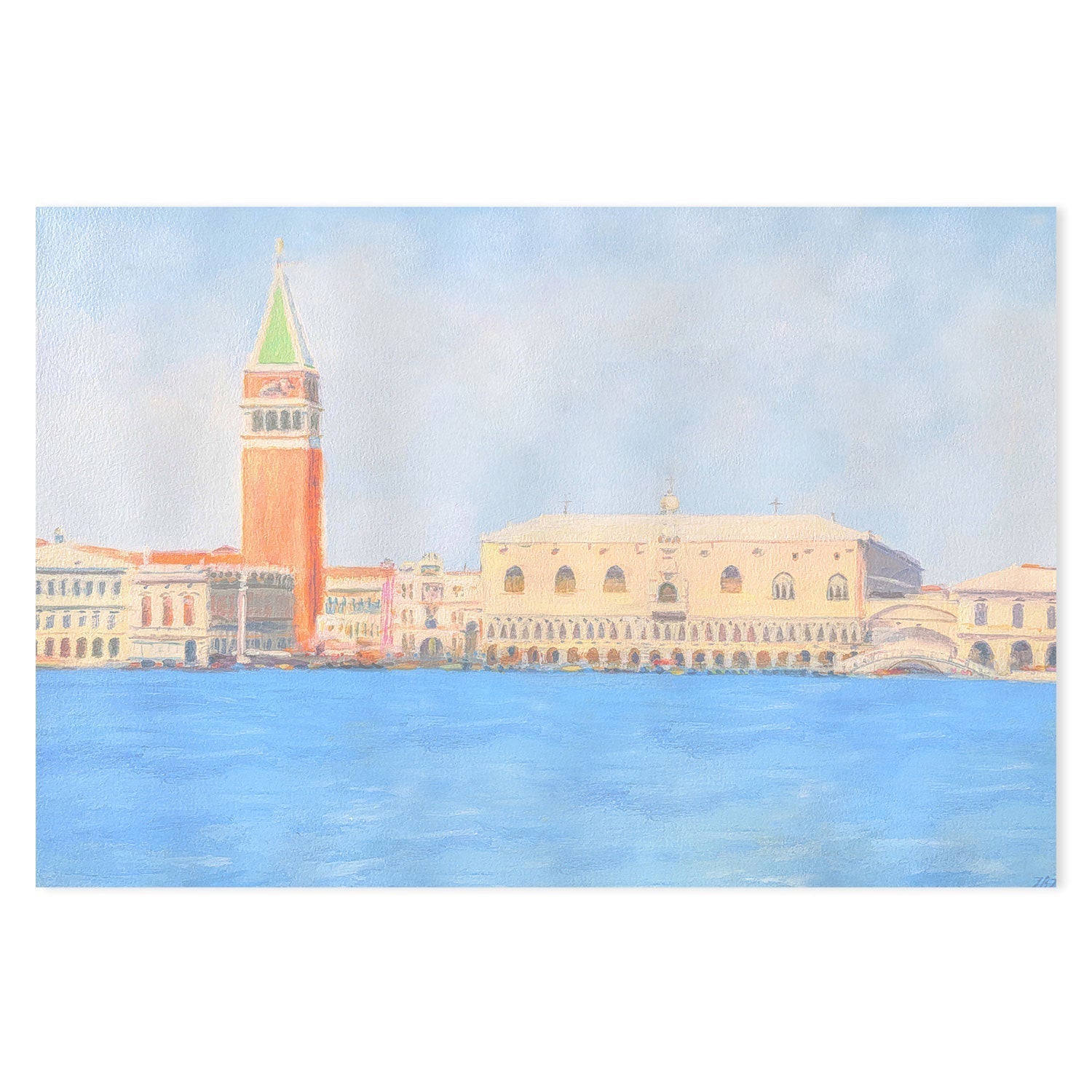 wall-art-print-canvas-poster-framed-Venice, Style B , By Ieva Baklane-GIOIA-WALL-ART