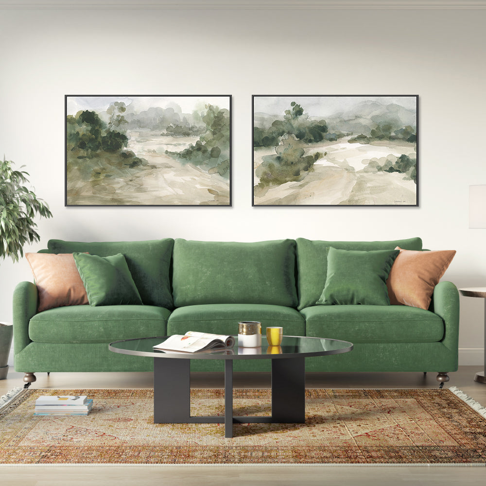 wall-art-print-canvas-poster-framed-Verdant, Style A & B, Set Of 2 , By Danhui Nai-7