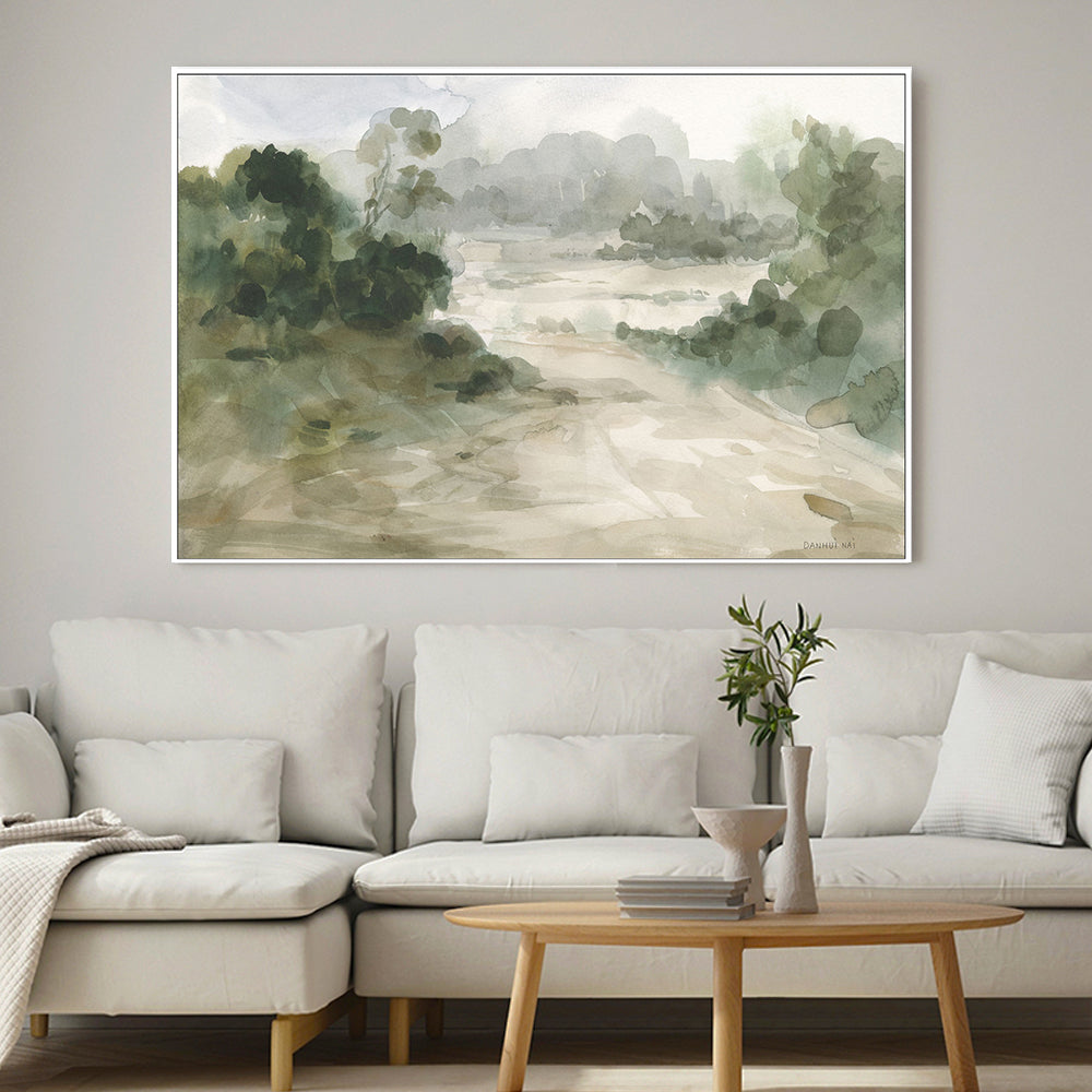 wall-art-print-canvas-poster-framed-Verdant, Style A , By Danhui Nai-2