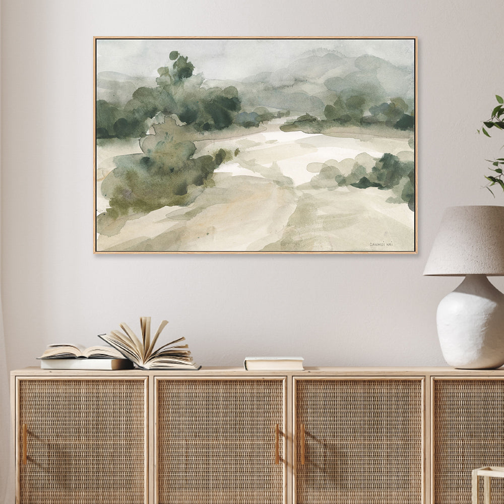 wall-art-print-canvas-poster-framed-Verdant, Style B , By Danhui Nai-2