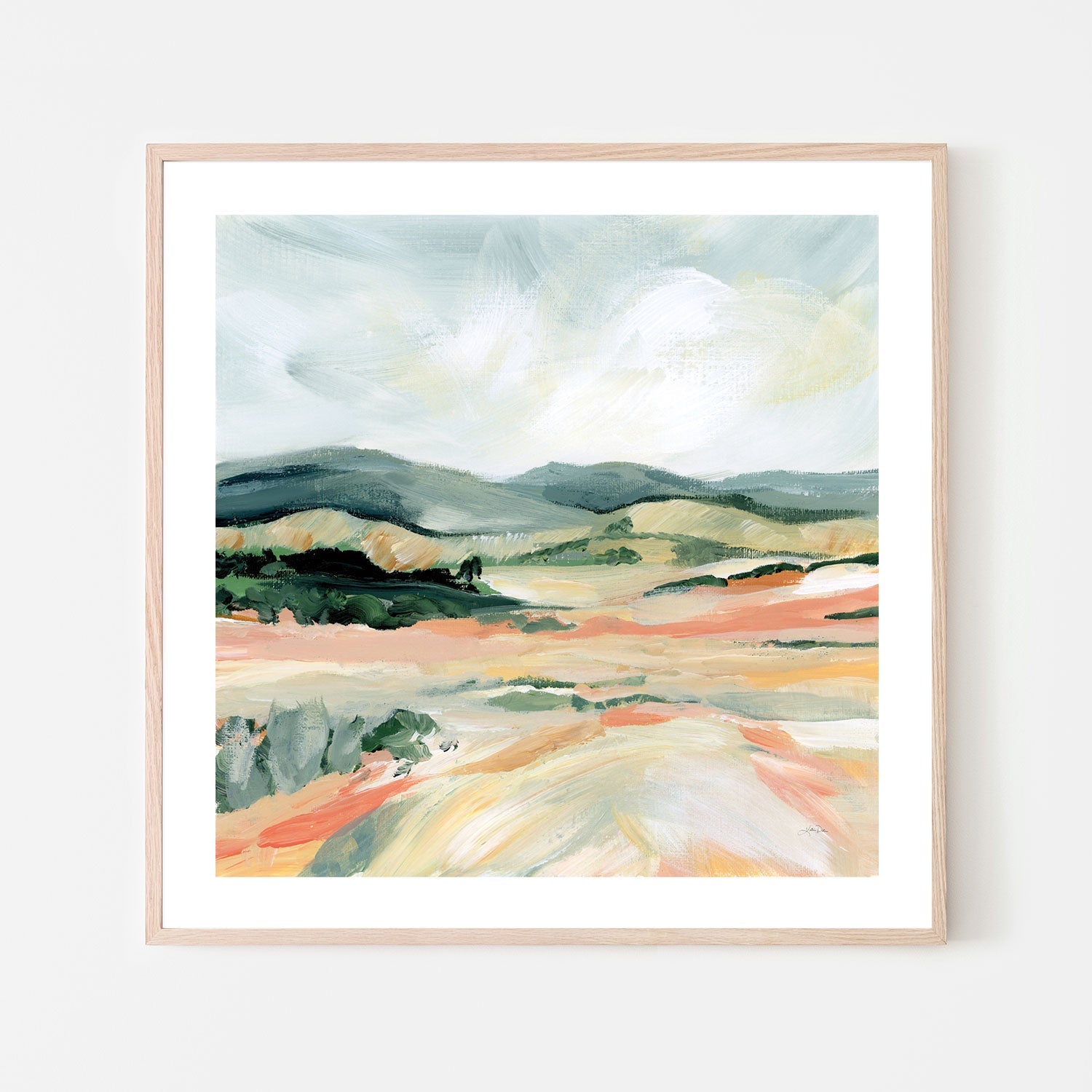 wall-art-print-canvas-poster-framed-Vermillion Landscape, Style A , By Katrina Pete-6