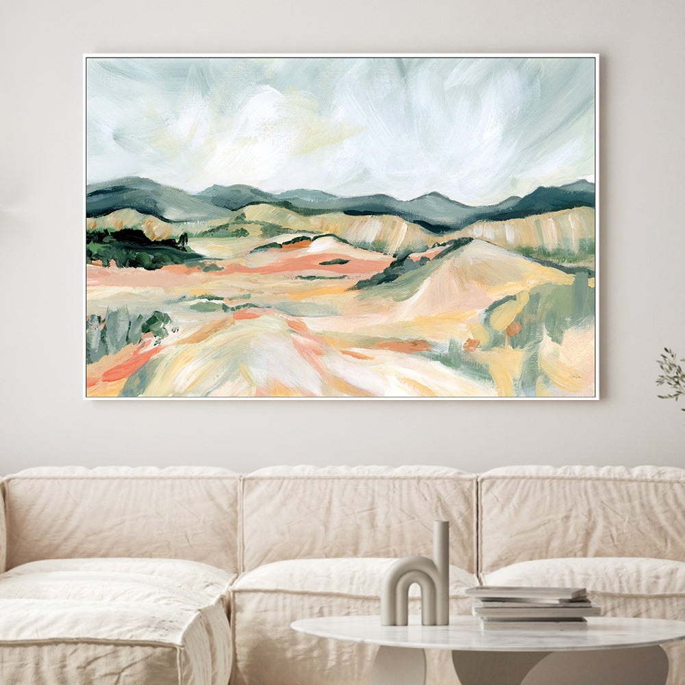 wall-art-print-canvas-poster-framed-Vermillion Landscape, Style C , By Katrina Pete-2