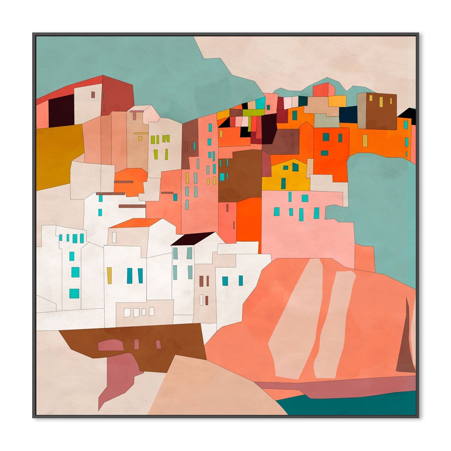 wall-art-print-canvas-poster-framed-Vernazza , By Ana Rut Bre-3