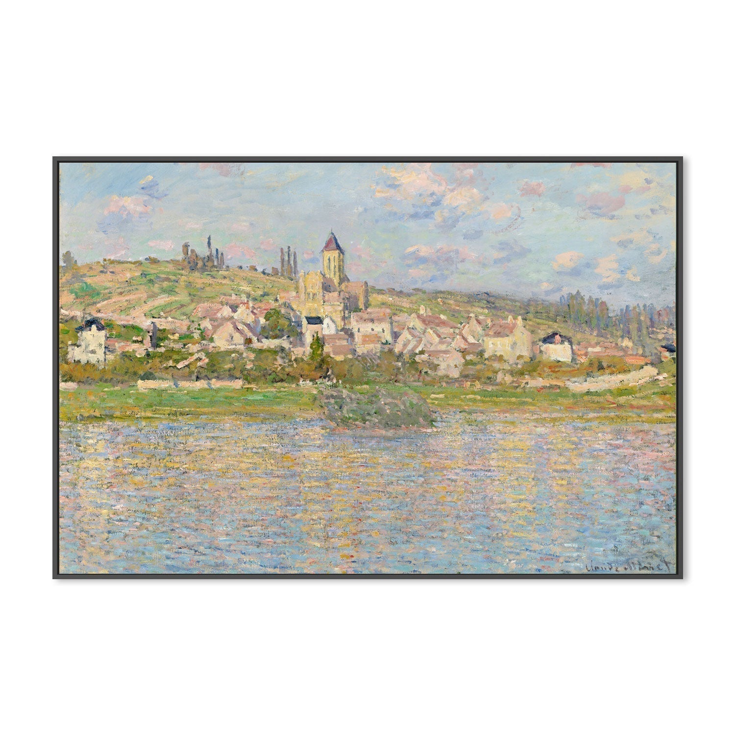 wall-art-print-canvas-poster-framed-Vetheuil 1879 02 , By Monet-by-Gioia Wall Art-Gioia Wall Art