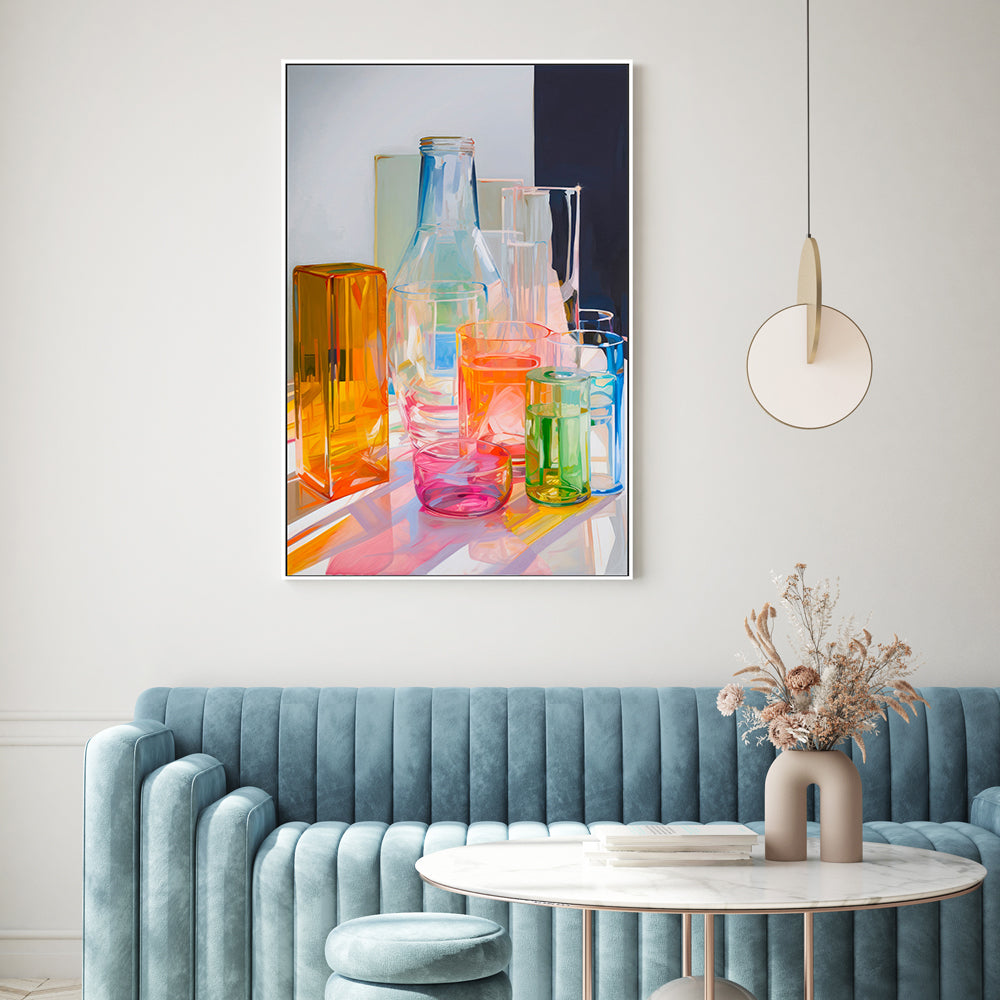 wall-art-print-canvas-poster-framed-Vibrant Still Life, Style A , By Treechild-GIOIA-WALL-ART