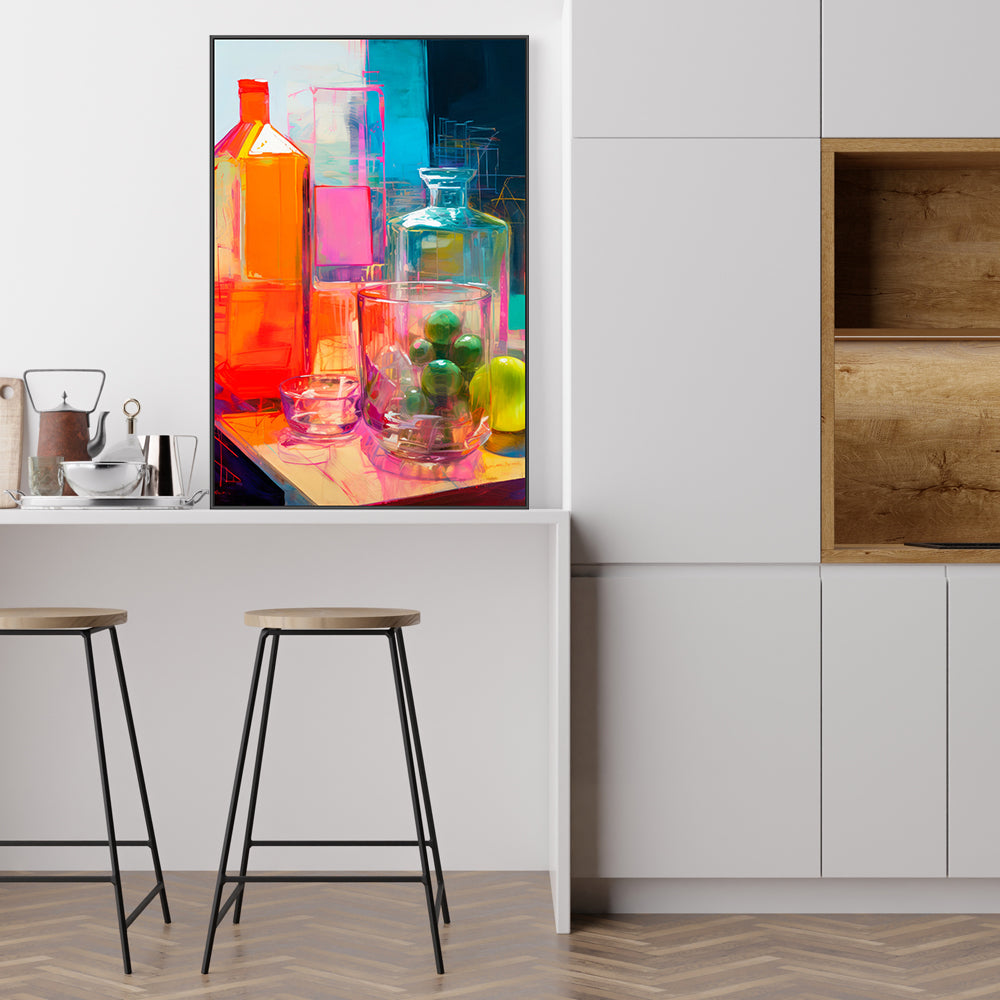 wall-art-print-canvas-poster-framed-Vibrant Still Life, Style B , By Treechild-GIOIA-WALL-ART