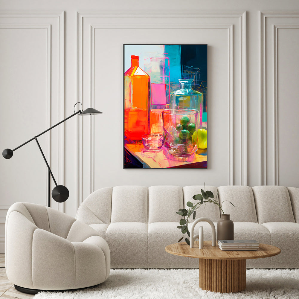 wall-art-print-canvas-poster-framed-Vibrant Still Life, Style B , By Treechild-GIOIA-WALL-ART