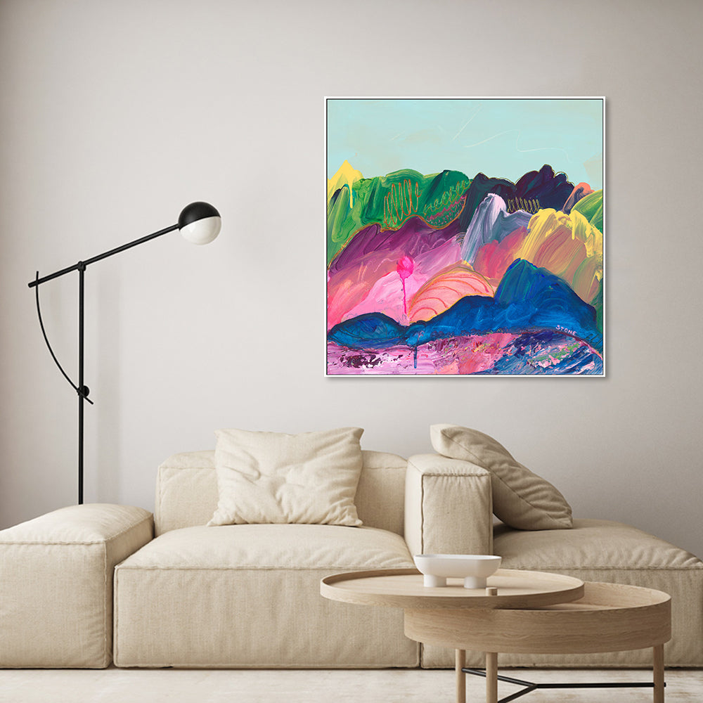 wall-art-print-canvas-poster-framed-Vibrant Valley, Style B , By Belinda Stone-7