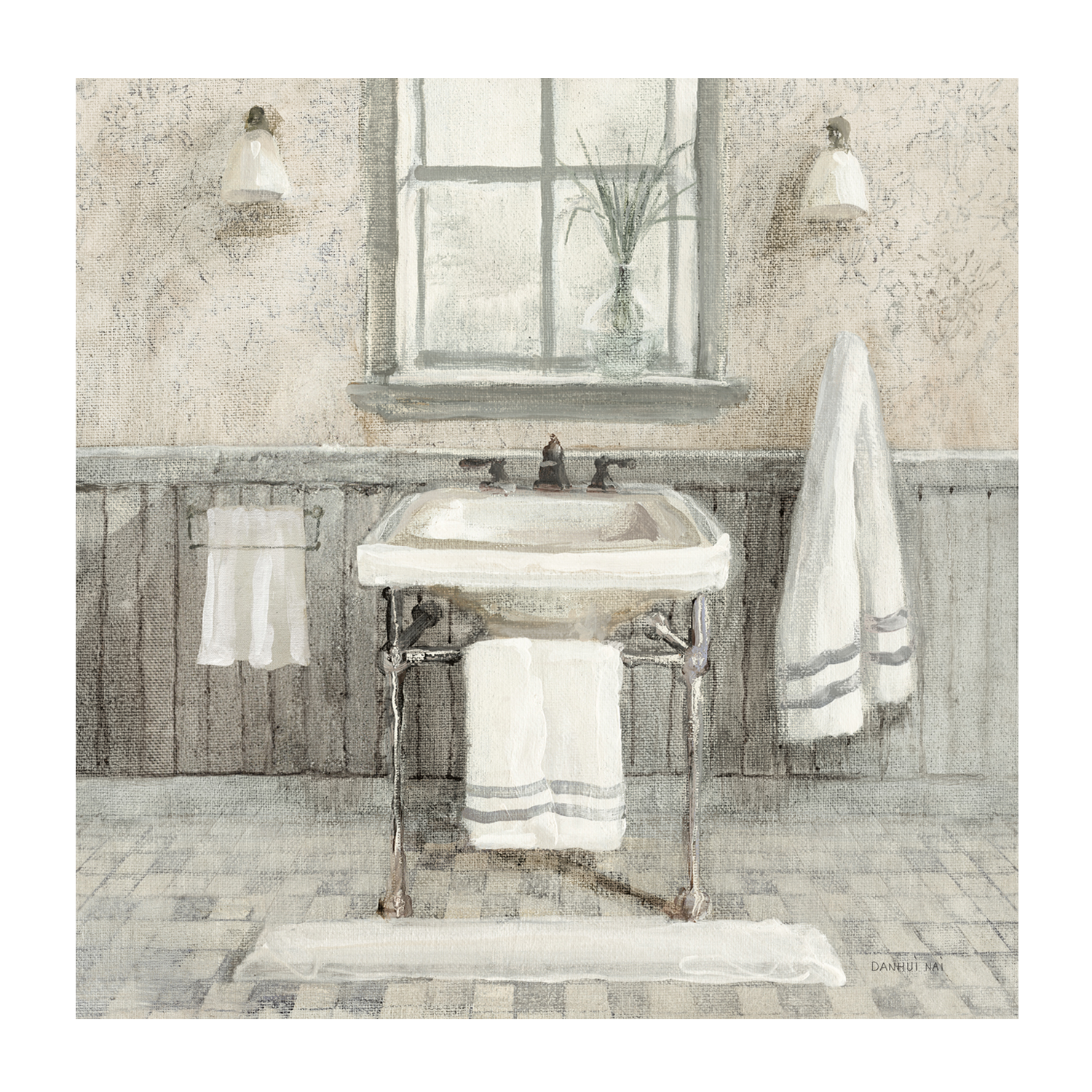 wall-art-print-canvas-poster-framed-Victorian Sink , By Danhui Nai-1