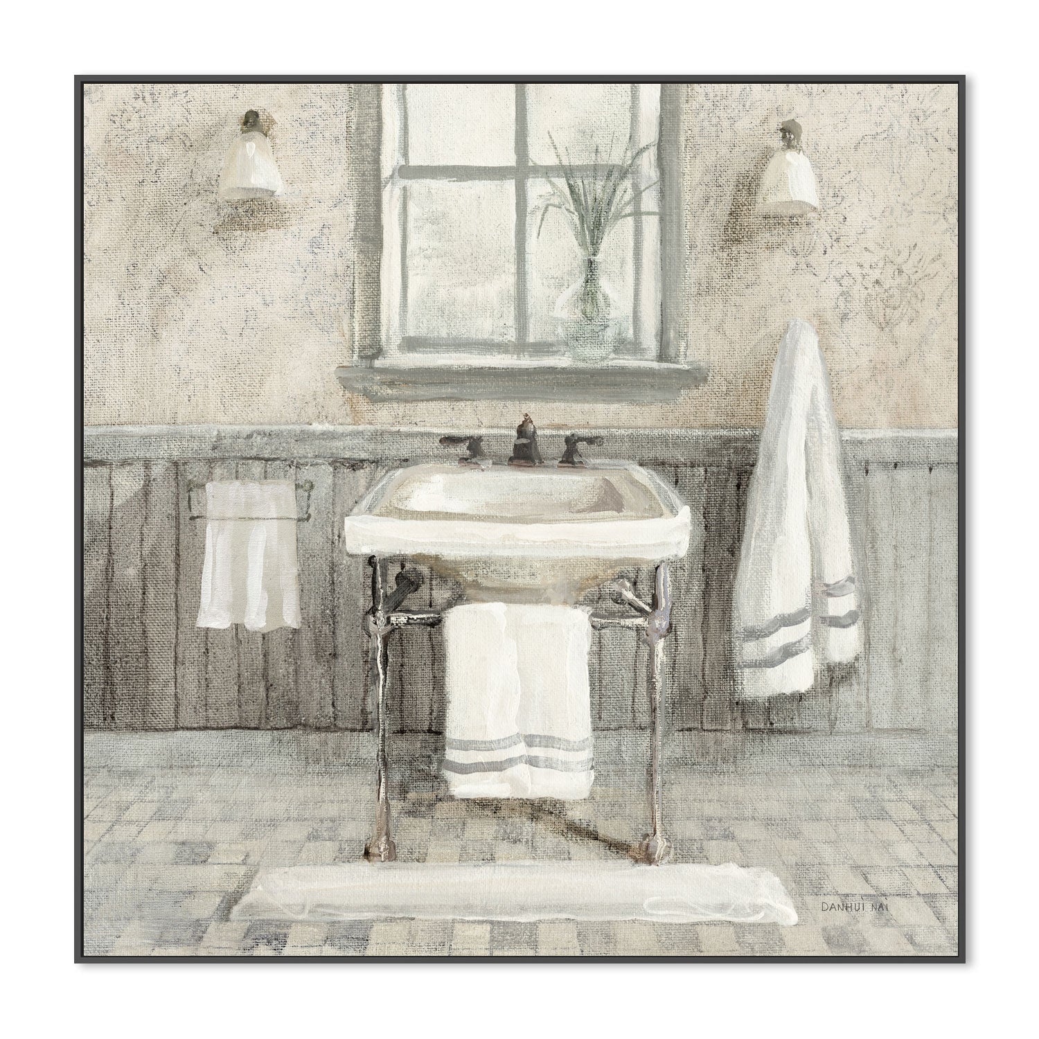 wall-art-print-canvas-poster-framed-Victorian Sink , By Danhui Nai-3