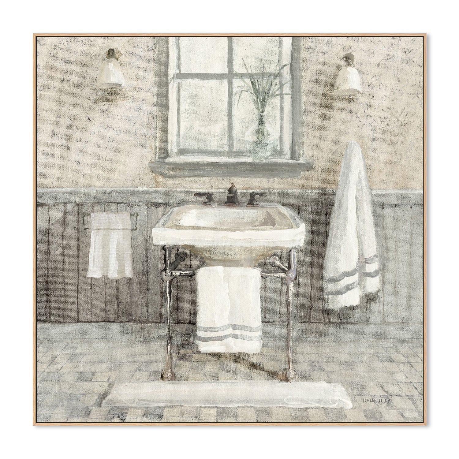 wall-art-print-canvas-poster-framed-Victorian Sink , By Danhui Nai-4