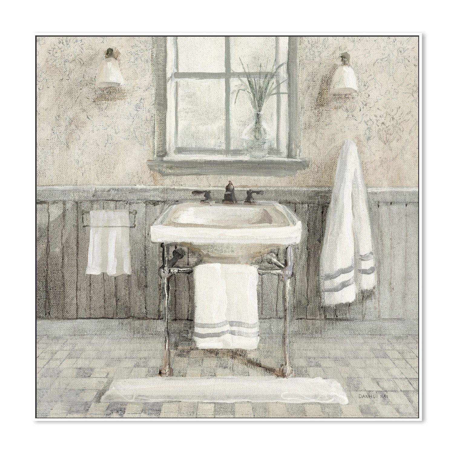 wall-art-print-canvas-poster-framed-Victorian Sink , By Danhui Nai-5