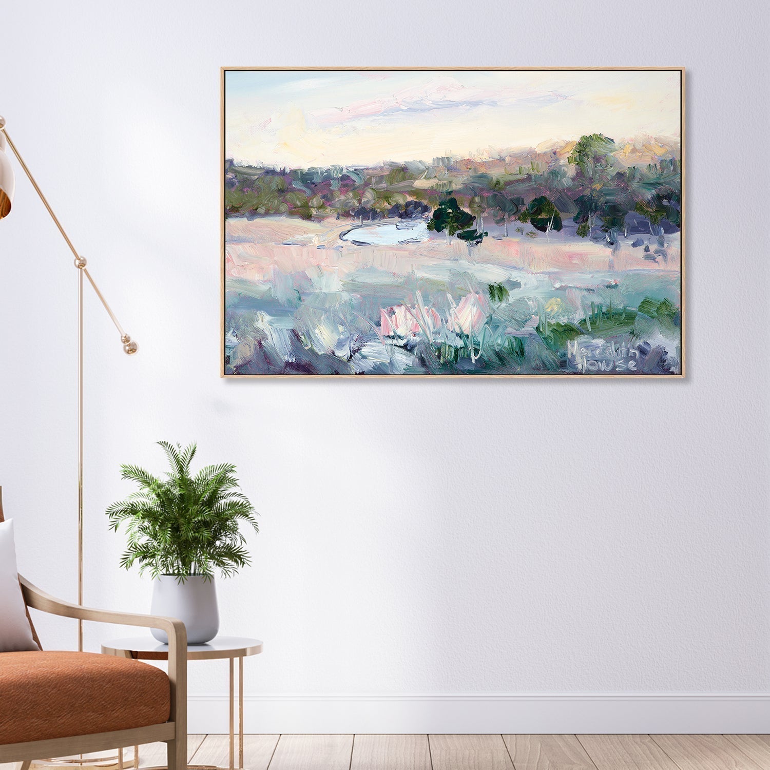 wall-art-print-canvas-poster-framed-View to Pioneer Park from Cootamundra Hill, Style B-by-Meredith Howse-Gioia Wall Art