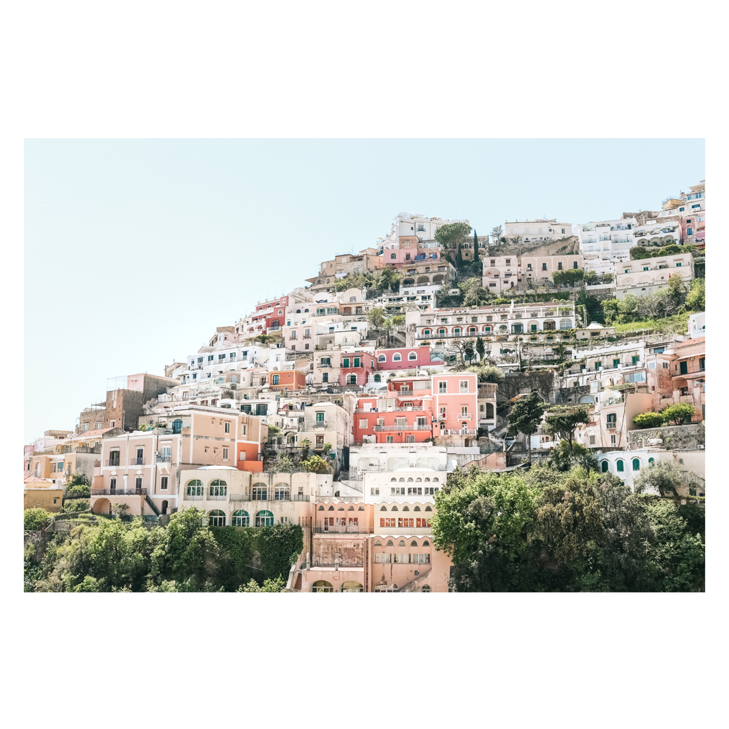 wall-art-print-canvas-poster-framed-Villa’s of Amalfi, Amalfi Coast, Italy , By Leggera Studio-1