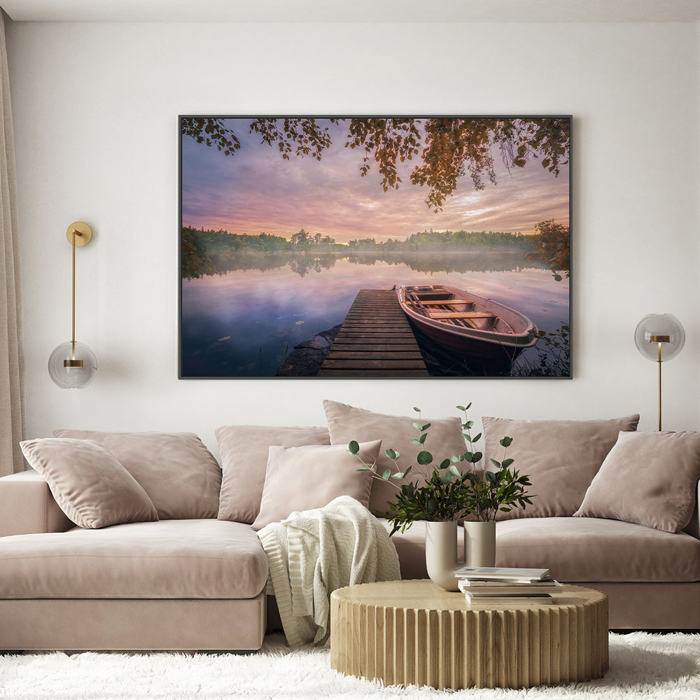 wall-art-print-canvas-poster-framed-Violet Lake , By Christian Lindsten-GIOIA-WALL-ART