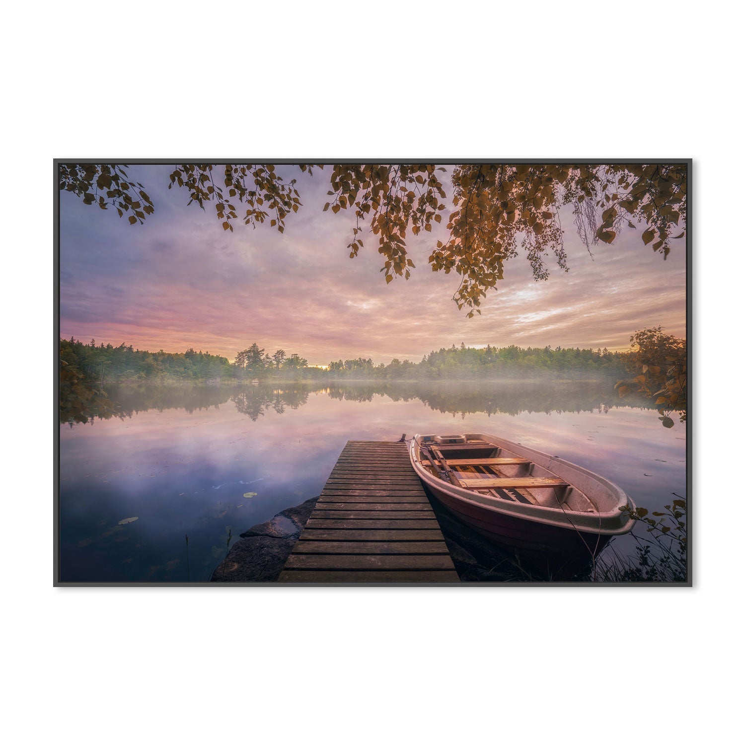 wall-art-print-canvas-poster-framed-Violet Lake , By Christian Lindsten-GIOIA-WALL-ART