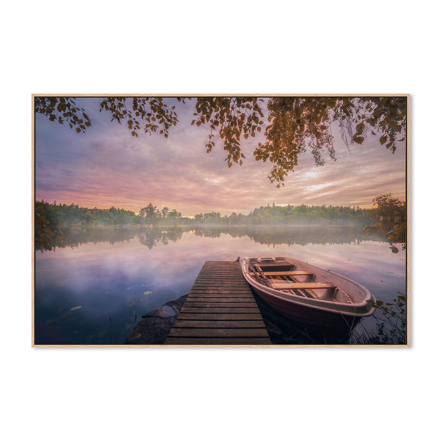 wall-art-print-canvas-poster-framed-Violet Lake , By Christian Lindsten-GIOIA-WALL-ART